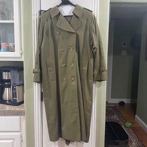 Burberry Trench with Wool Liner - Size 14L